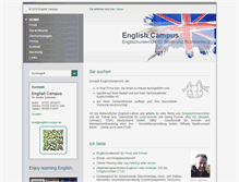 Tablet Screenshot of english-campus.de